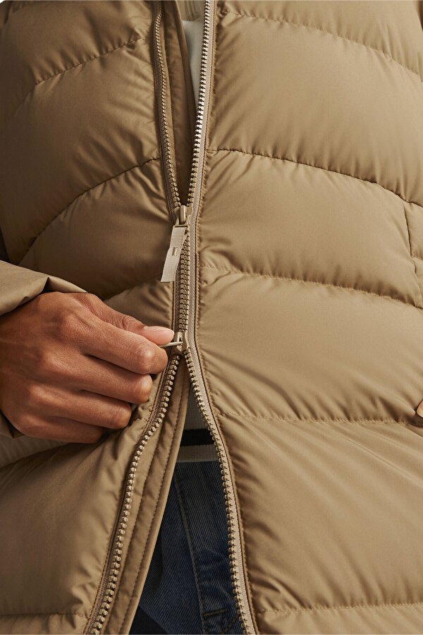 Long Hooded Down Coat Куртка