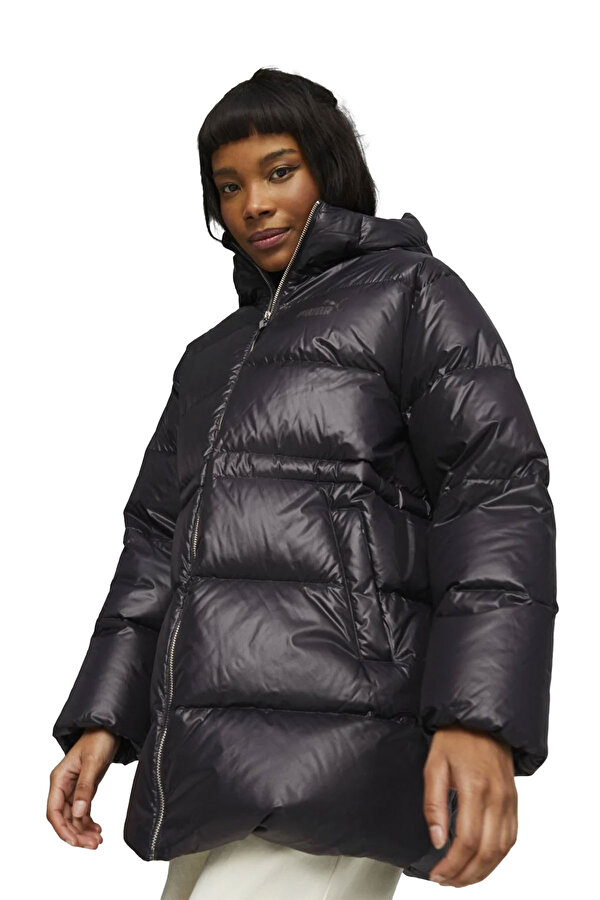 Clothing Puma Style Hooded Down Jacket Черный