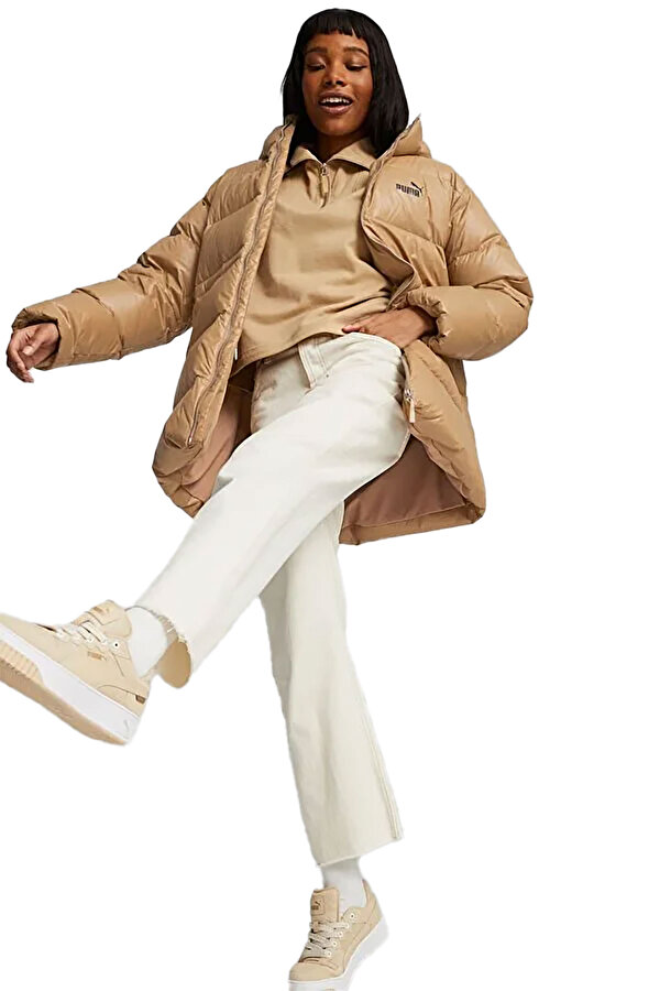 Clothing Puma Style Hooded Down Jacket Бежевый 007