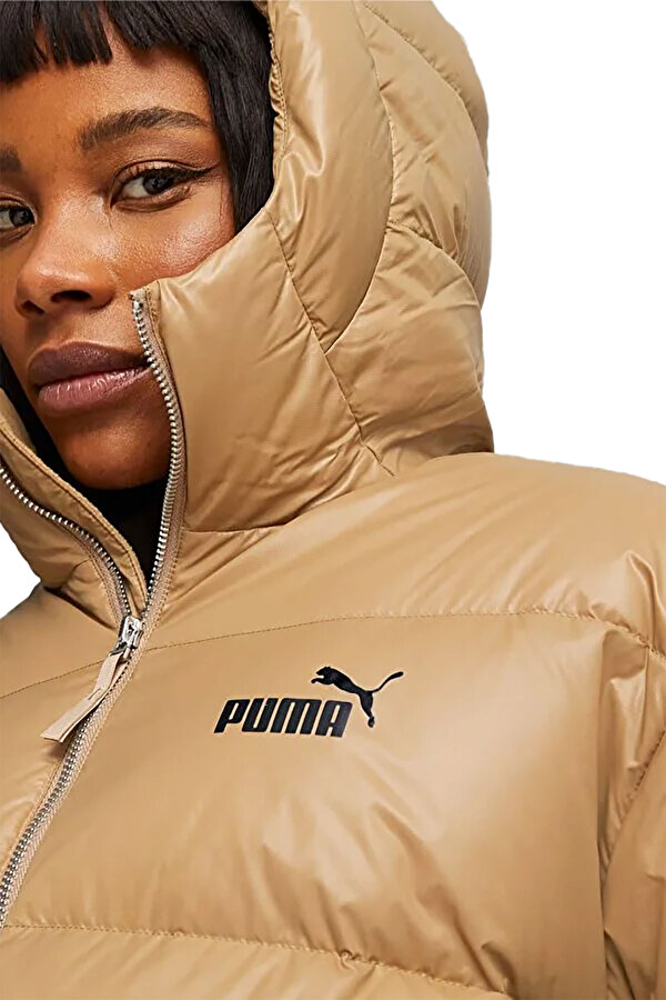 Clothing Puma Style Hooded Down Jacket Бежевый 007