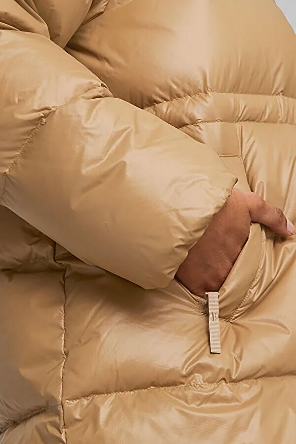 Clothing Puma Style Hooded Down Jacket Бежевый 007