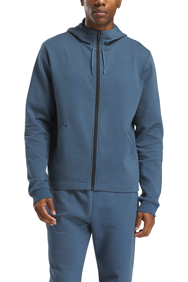 Clothing Reebok Activ Coll Dreamblend Fz Синий