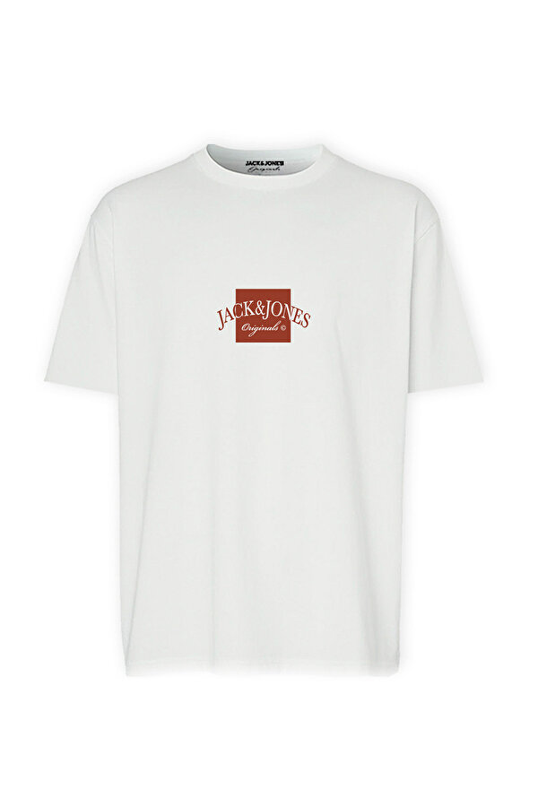 JORBOSTON TEE SS CREW NEC Beyaz Erkek Kısa Kol T-Shirt