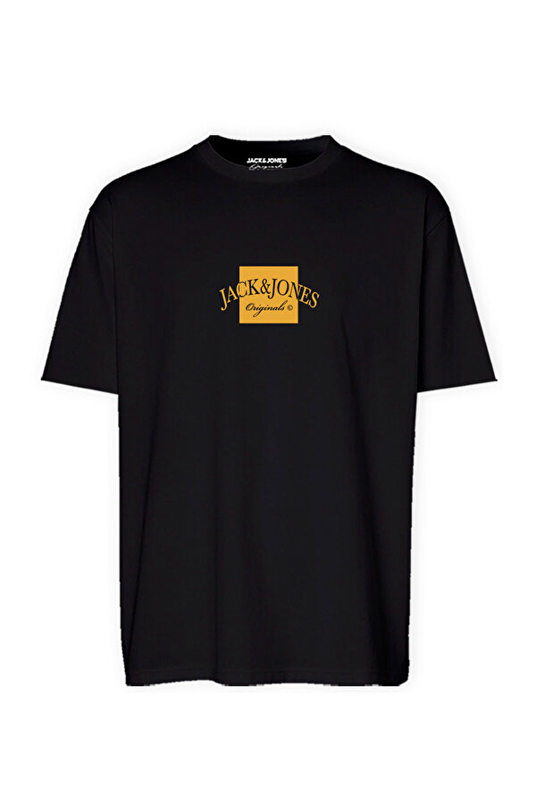 JORBOSTON TEE SS CREW NEC Siyah Erkek Kısa Kol T-Shirt