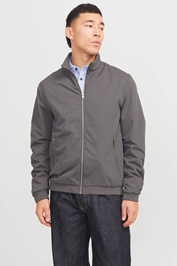 JJERUSH HARRINGTON BOMBER Taş Rengi Erkek Ceket