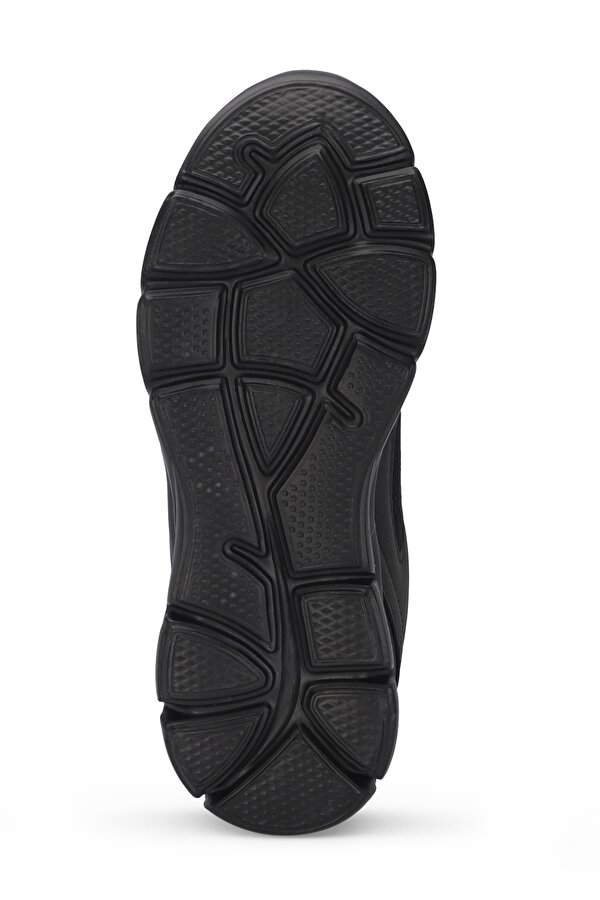 PERA Büyük Beden Erkek Sneaker Ayakkabı Siyah / Siyah