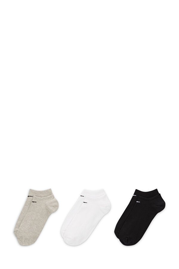 3PPK VALUE NO SHOW (S,M,L Beyaz Unisex Çorap