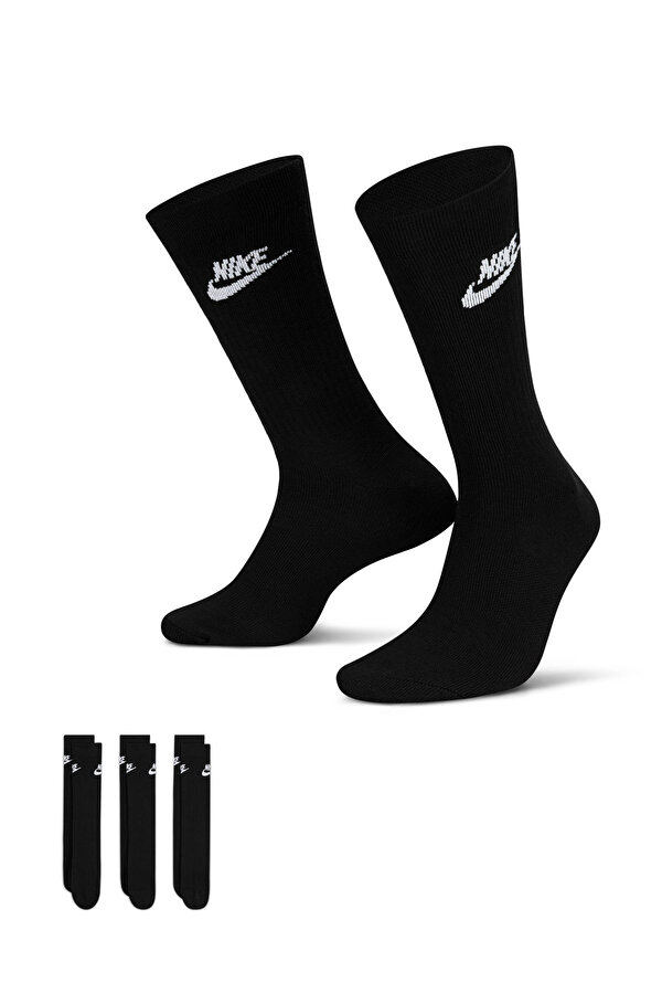 U NK NSW EVERYDAY ESSENTI Siyah Unisex Çorap