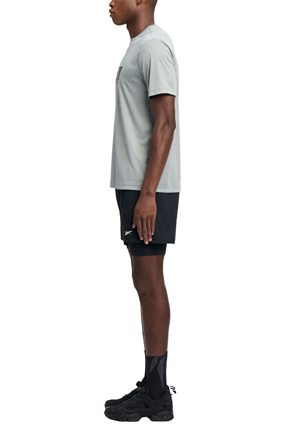 Reebok No Matter The Dist Gfx Te Серый 017 Мужчина Футболка