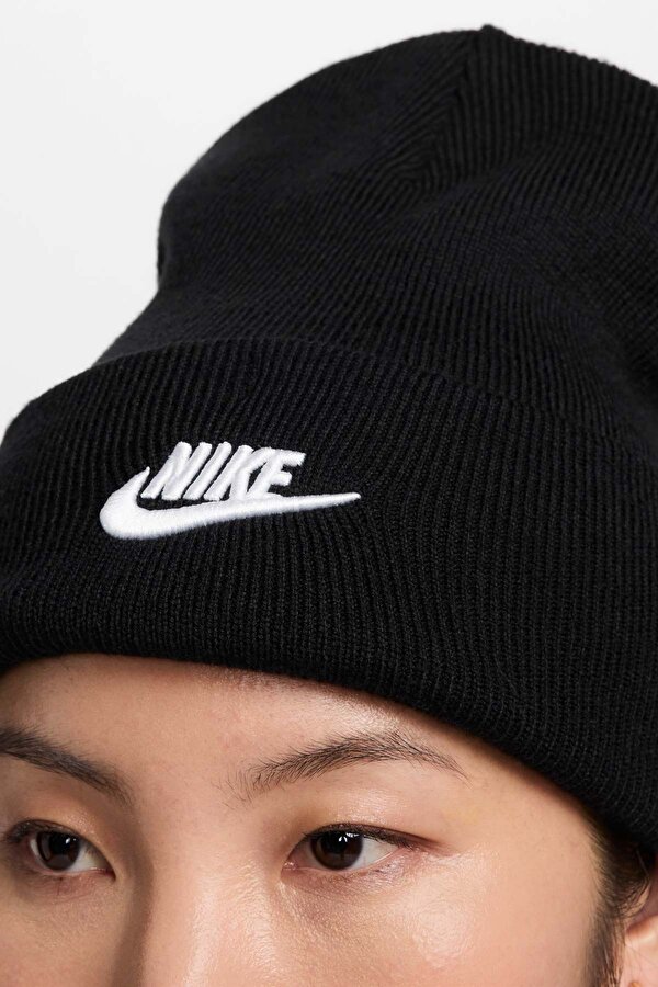 U NK PEAK BEANIE TC FUT F BLACK UY Beret