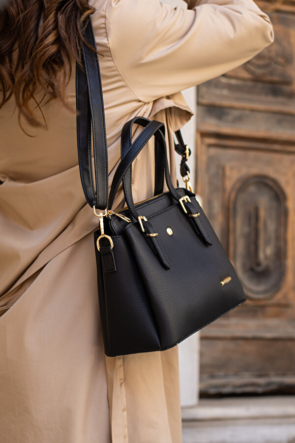 Sn 1415 Kadın Omuz Çantası El Çantası Kol Çantası Günlük SİYAH