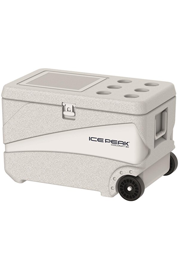 CoolCraft 80 Tekerlekli Buzluk 75.2 Litre-BEYAZ