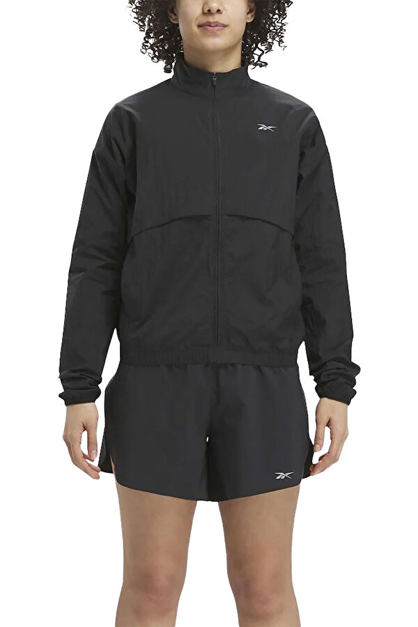 Clothing Reebok Running Woven Jacket Черный