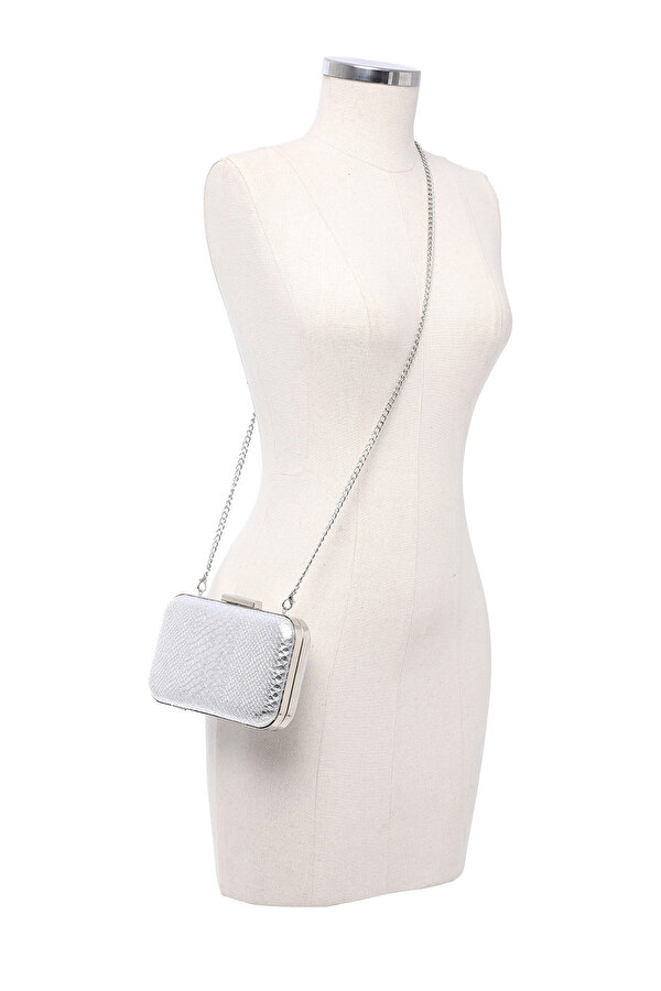 WINAA 5FX Gümüş Kadın Clutch