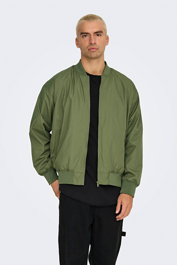 ONSGAVIN BOMBER JACKET OT Yeşil Erkek Ceket