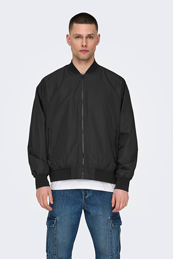 ONSGAVIN BOMBER JACKET OT Siyah Erkek Ceket