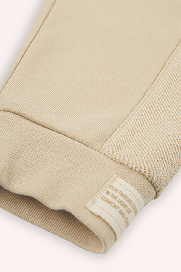 Erkek Çocuk Ribanası Etiket Detaylı Eşofman Altı