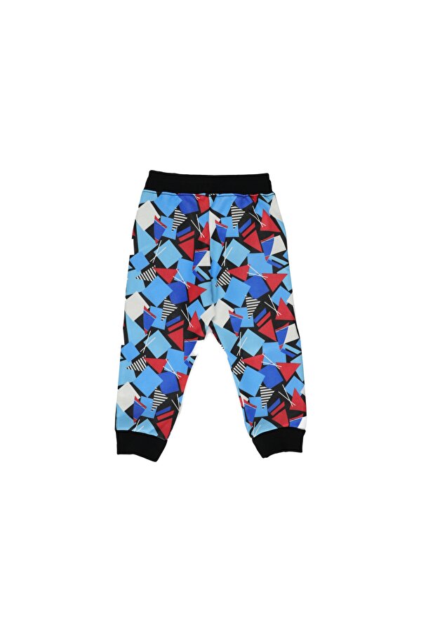 Erkek Çocuk  Geometrik Baskılı Eşofman Alt