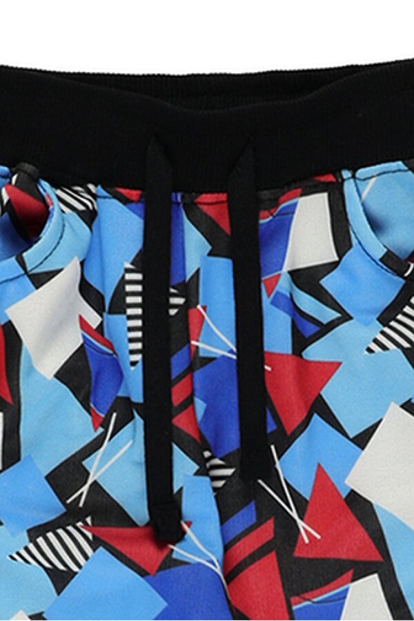 Erkek Çocuk  Geometrik Baskılı Eşofman Alt