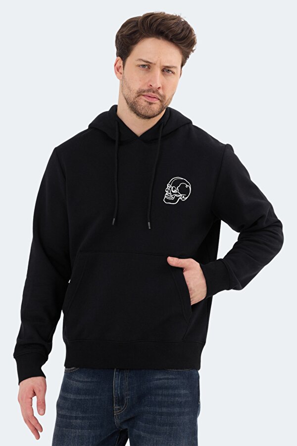 12275152 Erkek Sweatshirt Siyah