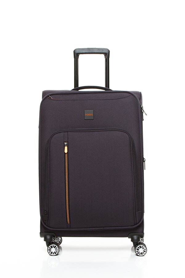 032 2 li Orta+Küçük (Kabin) Ultra Light Hafif Lüx Kumaş Tekerlekli Valiz LACİVERT