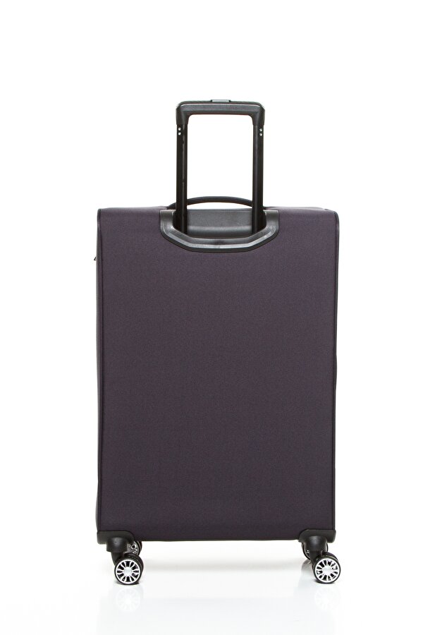 032 2 li Orta+Küçük (Kabin) Ultra Light Hafif Lüx Kumaş Tekerlekli Valiz LACİVERT