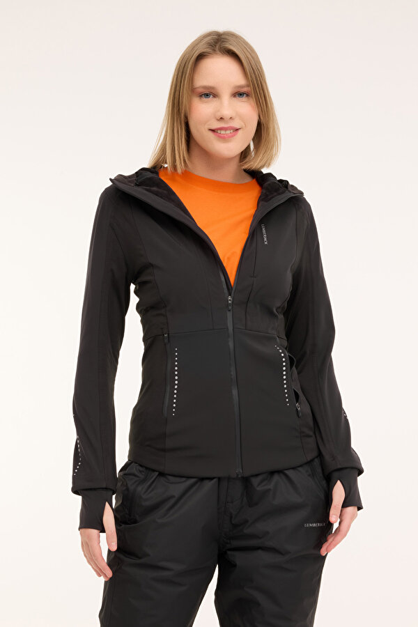 WL ESTER 5GF802 4PR Siyah Kadın Softshell