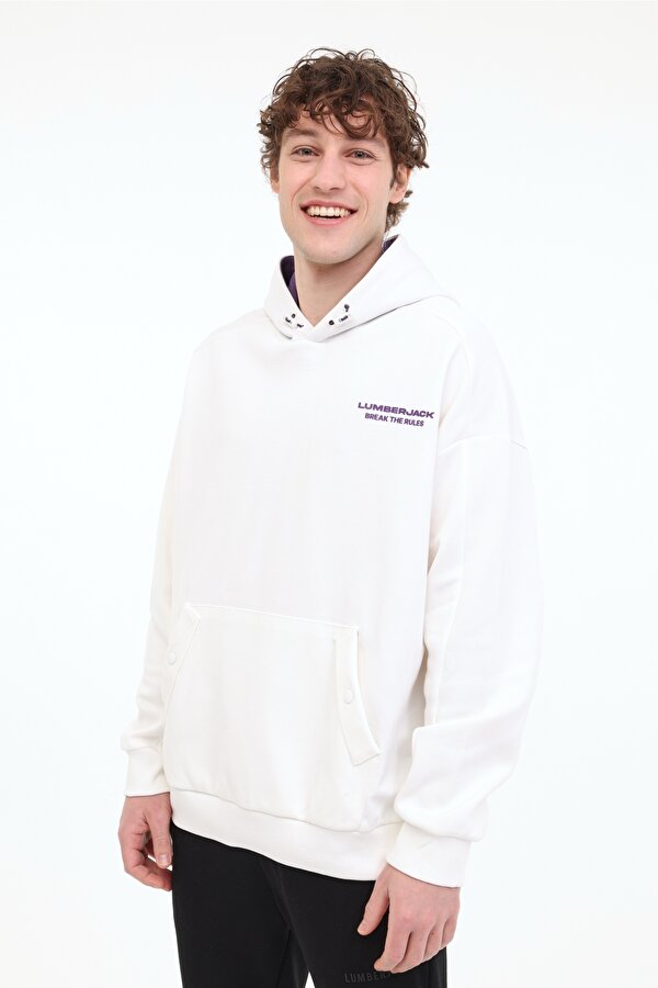 ML FRANCO 17FF06 5FX Ekru Erkek Sweatshirt
