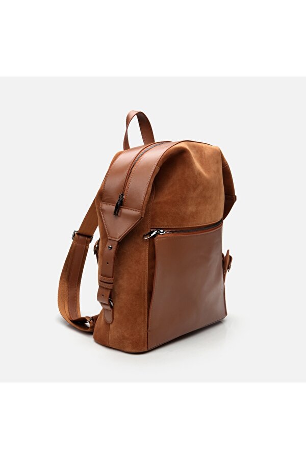 Hakiki Deri Taba Erkek Sırt Çantası x Danilo Zanna