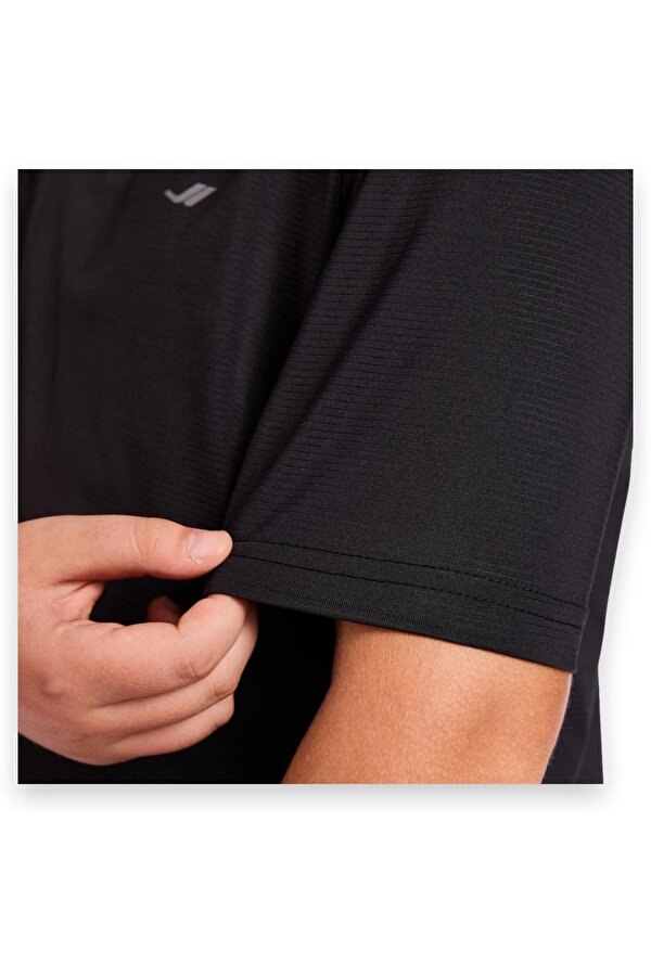 25S3221 Kısa Kol Siyah Çocuk T-Shirt