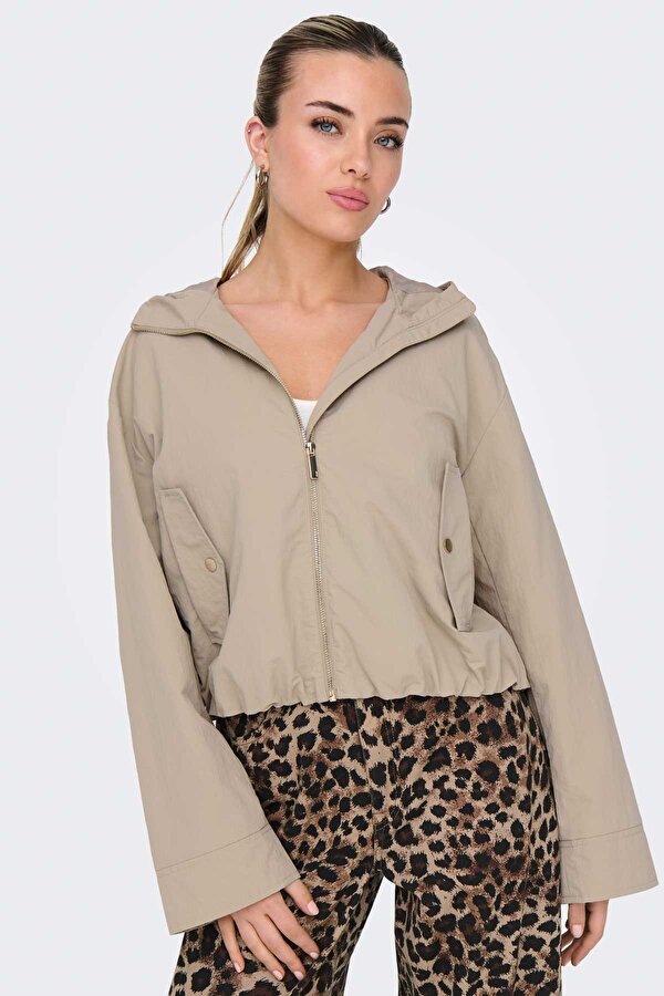 ONLBEALO HOOD JACKET CC O Ekru Kadın Ceket