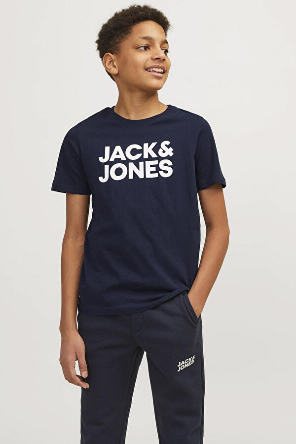 JJECORP LOGO TEE SS O-NEC Lacivert Erkek Çocuk Kısa Kol T-Shirt