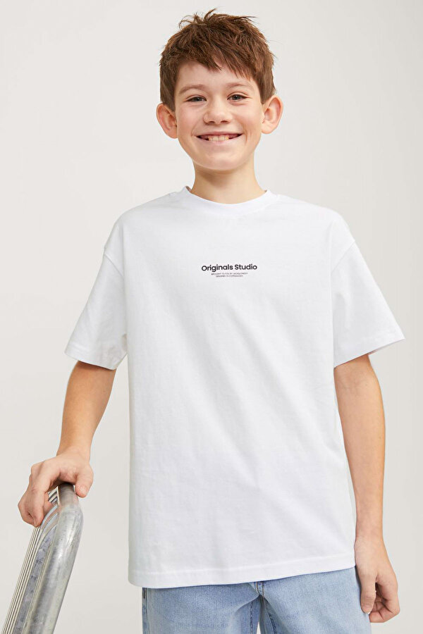 JORVESTERBRO TEE SS CREW Beyaz Erkek Çocuk Kısa Kol T-Shirt