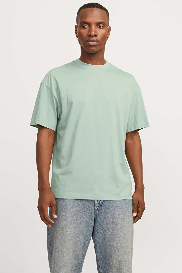 JJEBRADLEY TEE SS O-NECK Yeşil Erkek Kısa Kol T-Shirt