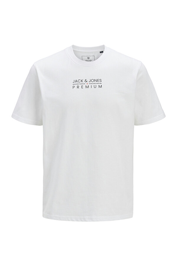 JPRBLUATLAS SS TEE Beyaz Erkek Kısa Kol T-Shirt