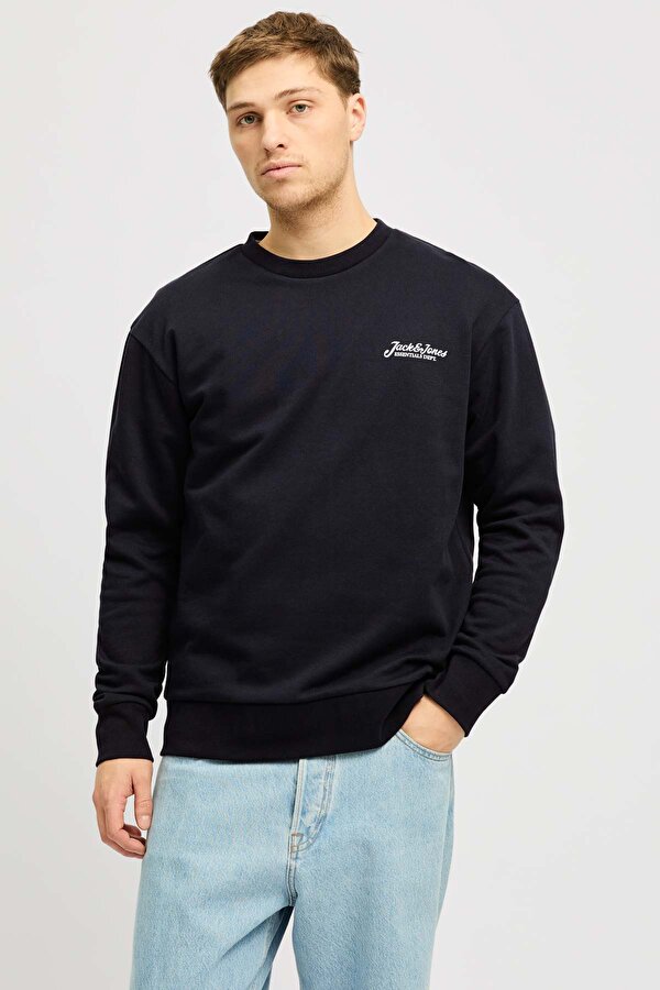 JJBEAU SWEAT CREW NECK Siyah Erkek Sweatshirt