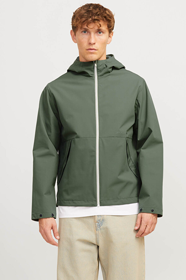 JJADAM LIGHT JACKET HOOD Yeşil Erkek Ceket