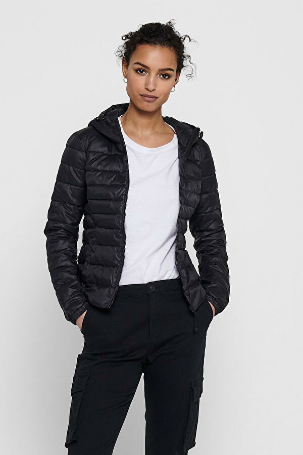 ONLTAHOE HOOD JACKET OTW Siyah Kadın Ceket