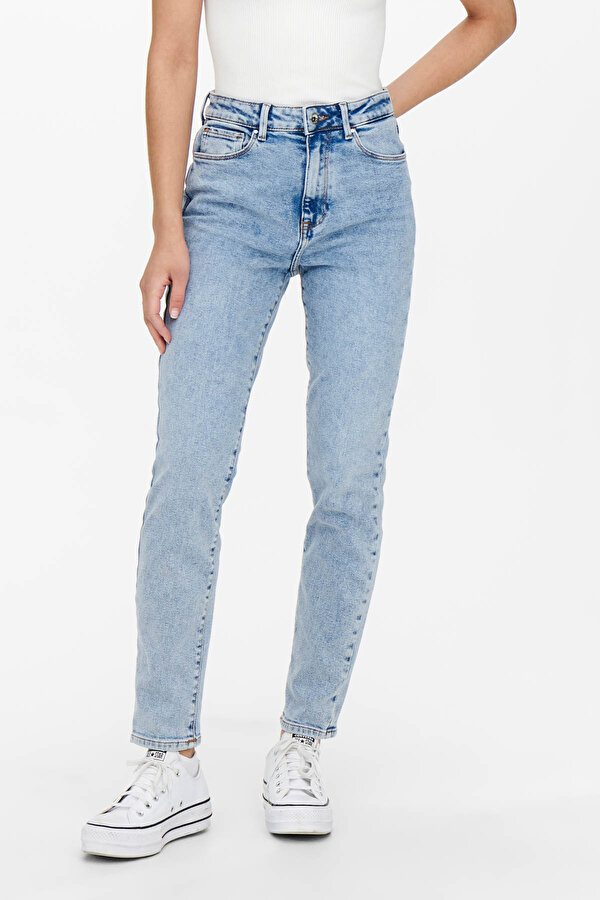 ONLEMILY STRETCH HW ST AK Mavi Kadın Jean Pantolon