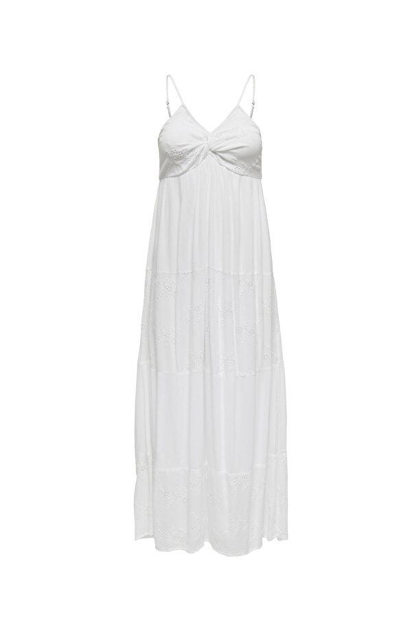ONLCHIARA S/L BRODERIE DR Beyaz Kadın Elbise