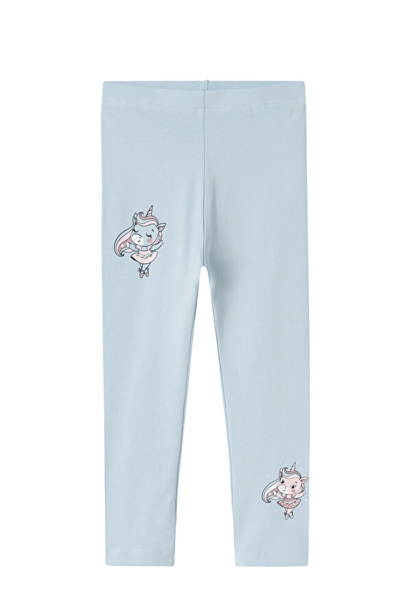 NMFVIVIAN AOP LEGGING Mavi Kız Çocuk Tayt