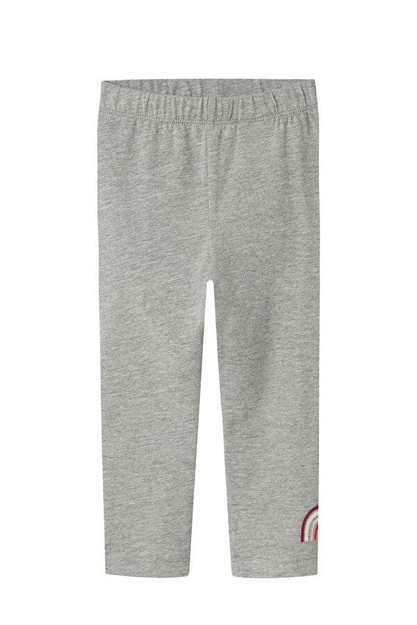 NMFBILINE LEGGING PB GRI MELANJ Kız Çocuk Tayt