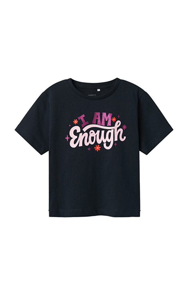 NMFBETRIA SS NREG TOP PB Lacivert Kız Çocuk Kısa Kol T-Shirt