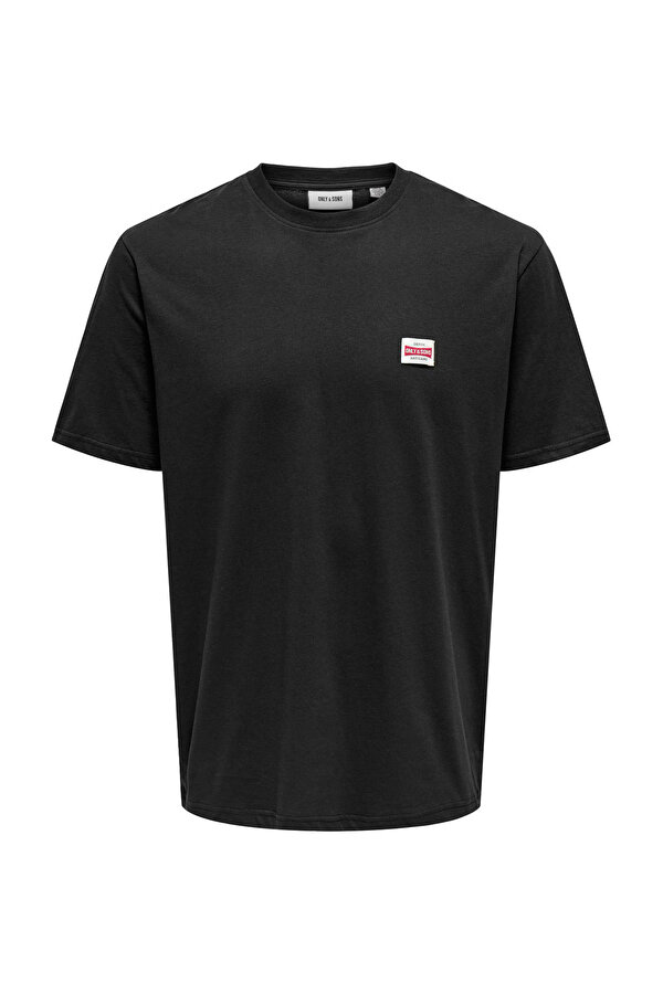 ONSDAWSON REG SS TEE VD Siyah Erkek Kısa Kol T-Shirt