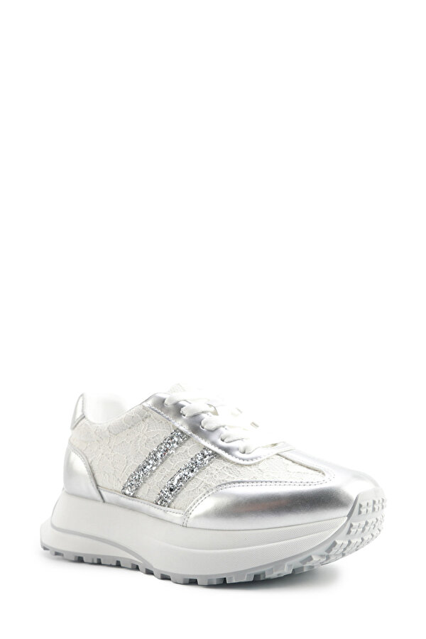 25S-010 5FX Gümüş Kadın Sneaker