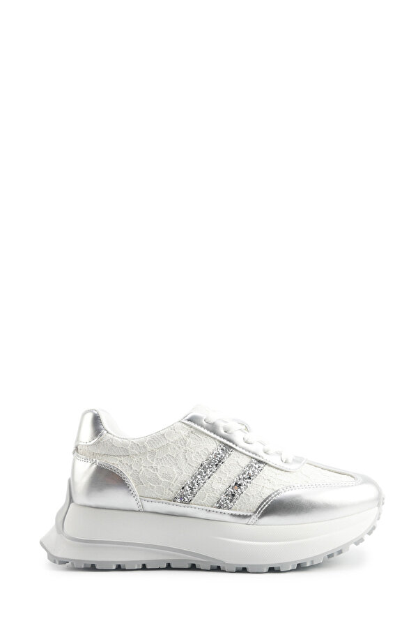 25S-010 5FX Gümüş Kadın Sneaker