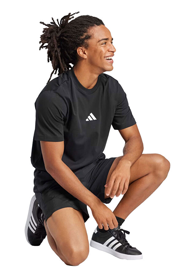 adidas M Sl Sj T           Black Черный Мужчина Футболка