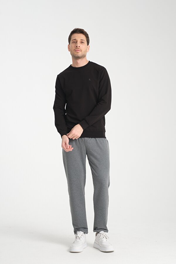 Erkek Uzun Kol Bisiklet Yaka Sweatshirt 3206