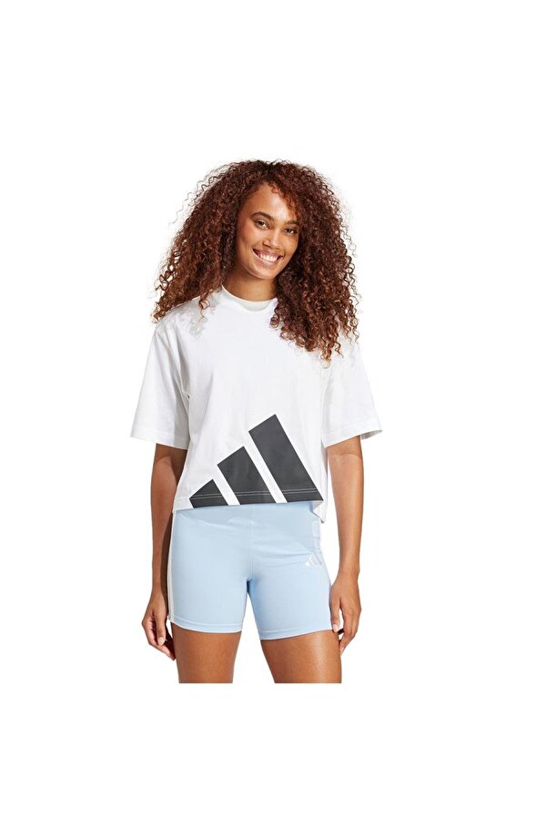 Kadın  Beyaz  T-shirt W BL SJ BF T JG8737