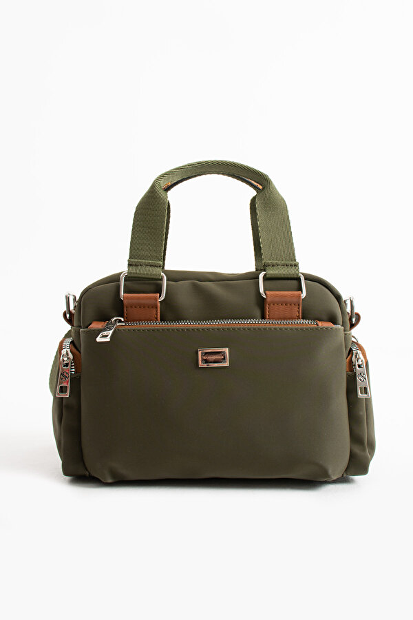 SN 1422 Kadın Omuz Çantası El Çantası Çapraz Çanta YEŞİL TABA